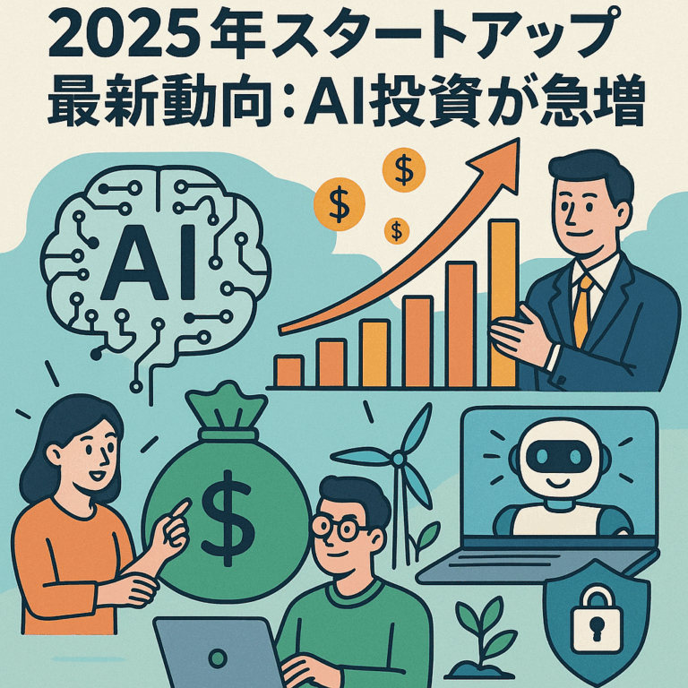 2025年スタートアップ最新動向：AI投資が急増する中での資金調達の現状と展望