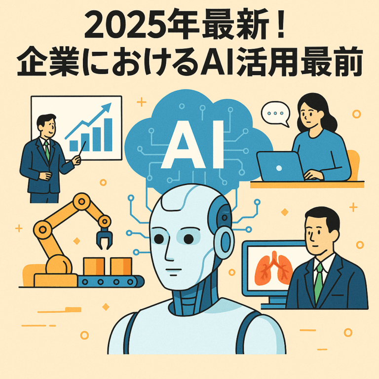 2025年最新！企業におけるAI活用の最前線